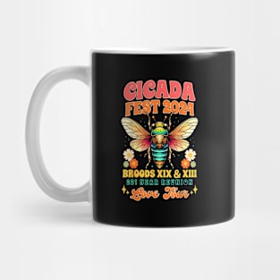 Entomology Cicada Cicada Fest 2024 Mug